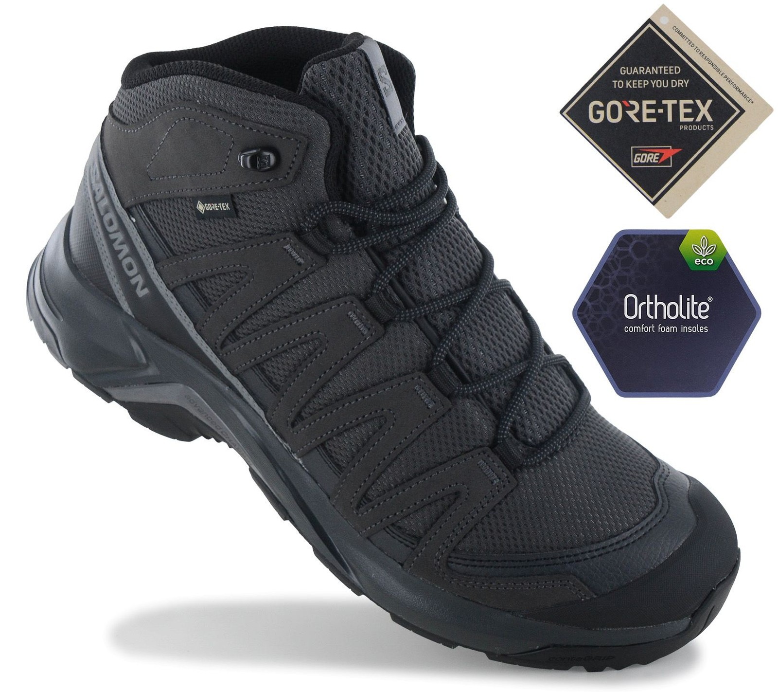 Salomon X Adventure Recon MID GTX 478091 [EU 46 2/3 UK 11.5 US 12] Shoes NEW