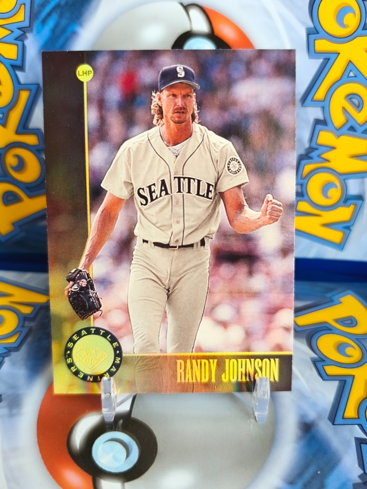 1996 Leaf Randy Johnson Gold /500 #165 HOF Mariners