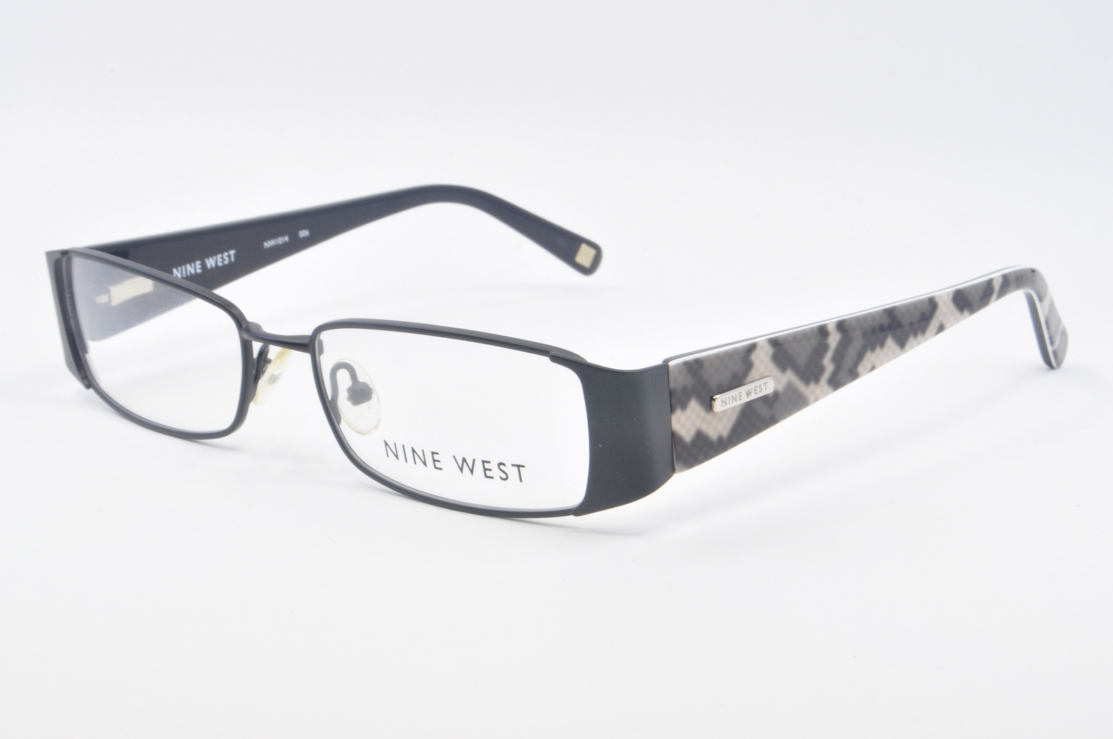 Nine West Eyeglasses NW1014 006 Satin Black Size, 52-16-135 Nine West Eyeglasses NW1014 006 Satin Black Size, 52-16-135