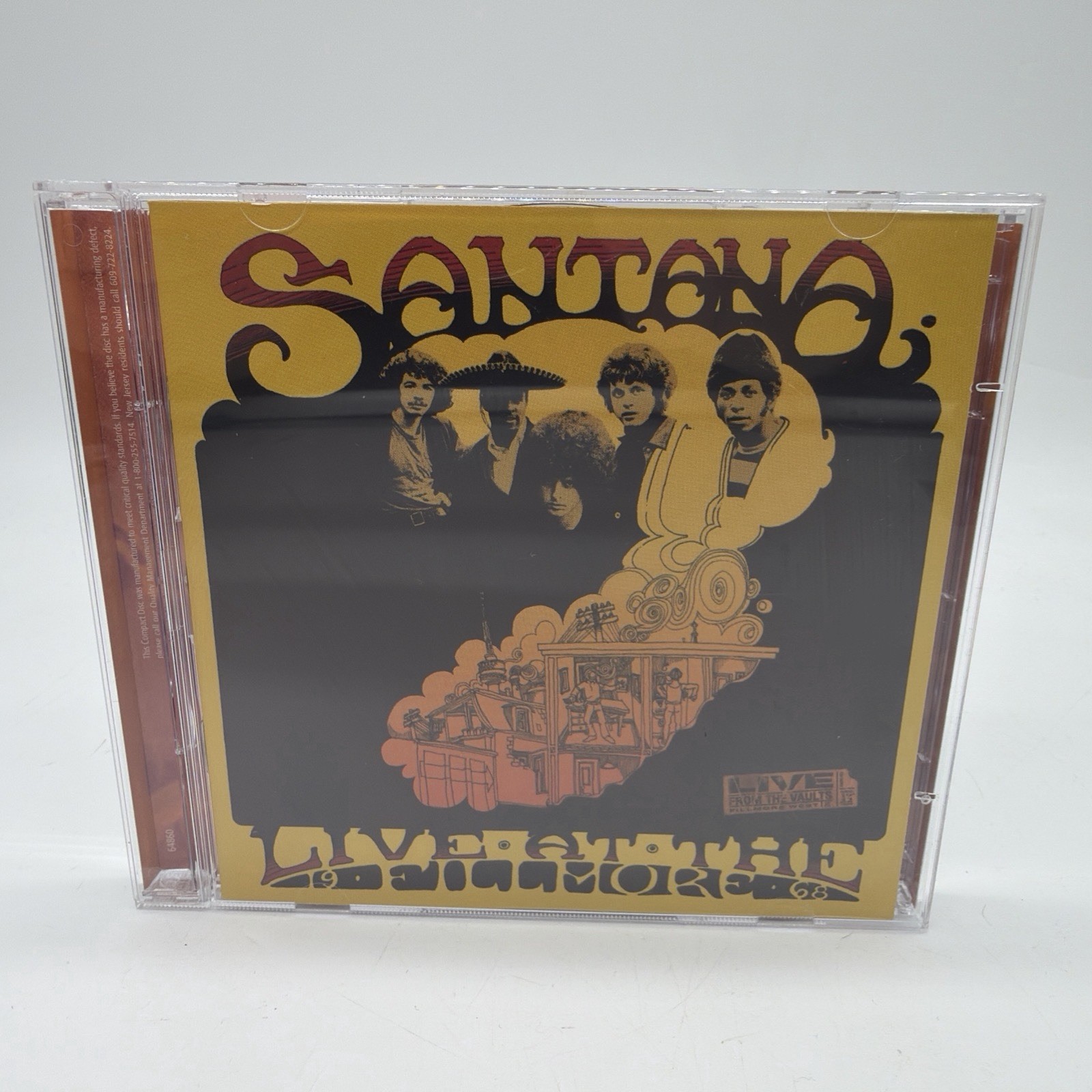 Santana - Live at the Fillmore '68 2-Disc Set Live Rock CD 1997 Columbia/Legacy