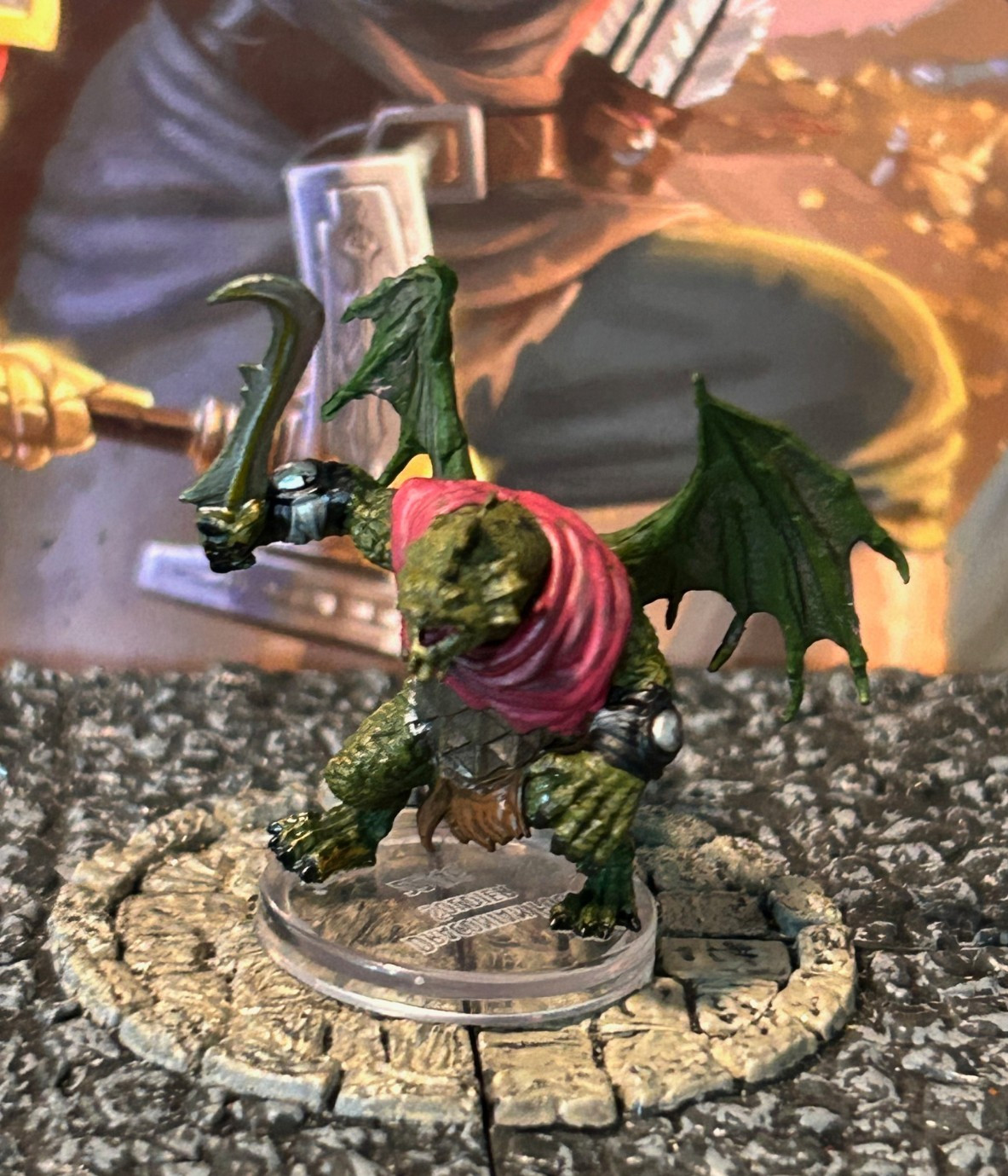 Draconian Foot Soldier D&D Miniature Dungeons Dragons Fizban\'s Treasury fighter