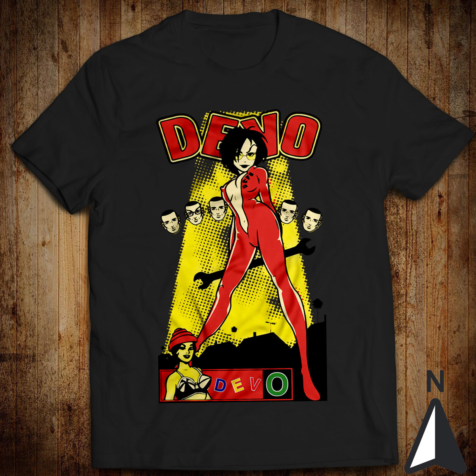 Retro Devo T-Shirt Classic Short Sleeve Unisex HOT