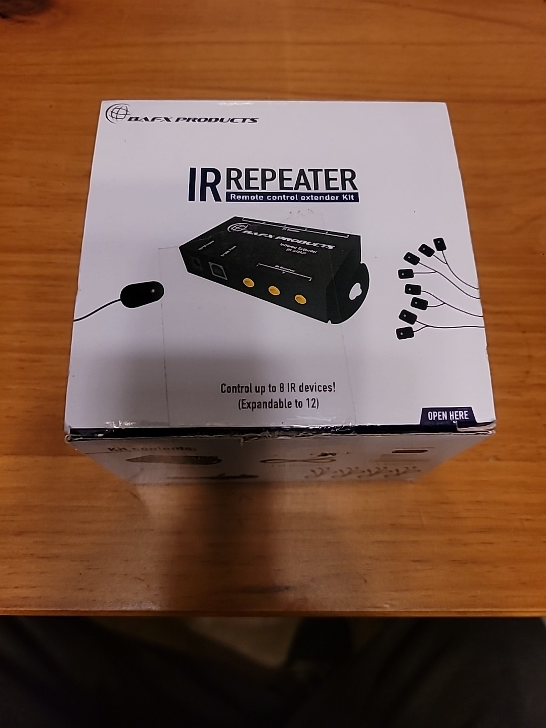BAFX Products IR Repeater Remote Ctrl Extender Kit - Up To 8 Devices (Open Box)