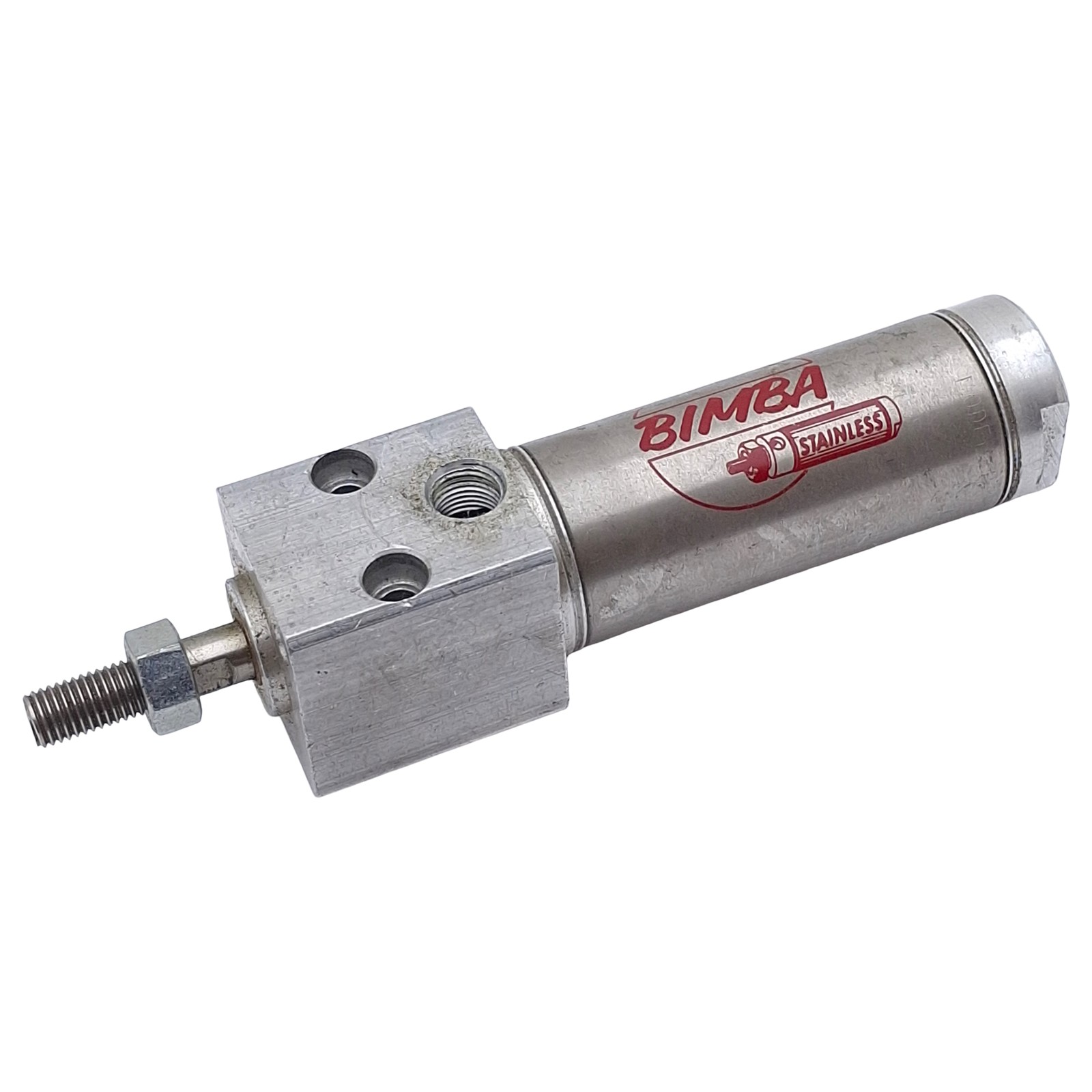 Bimba BF-091-D-B Pneumatic Cylinder, ø1-1/16in Bore, 1in Stroke, 1/8NPT, 250psi
