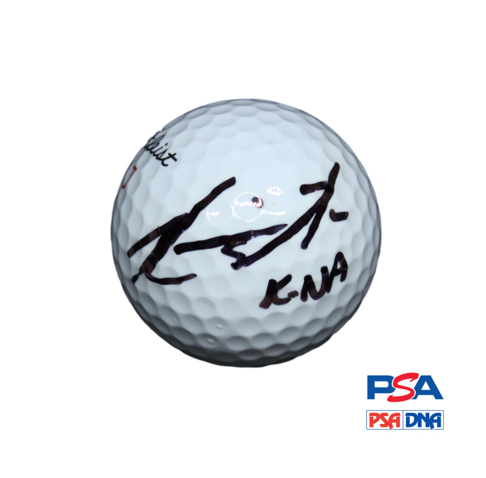 KEVIN NA SIGNED AUTOGRAPH GOLF BALL - PGA TOUR CHAMPION, LIV GOLF W/ PSA COA