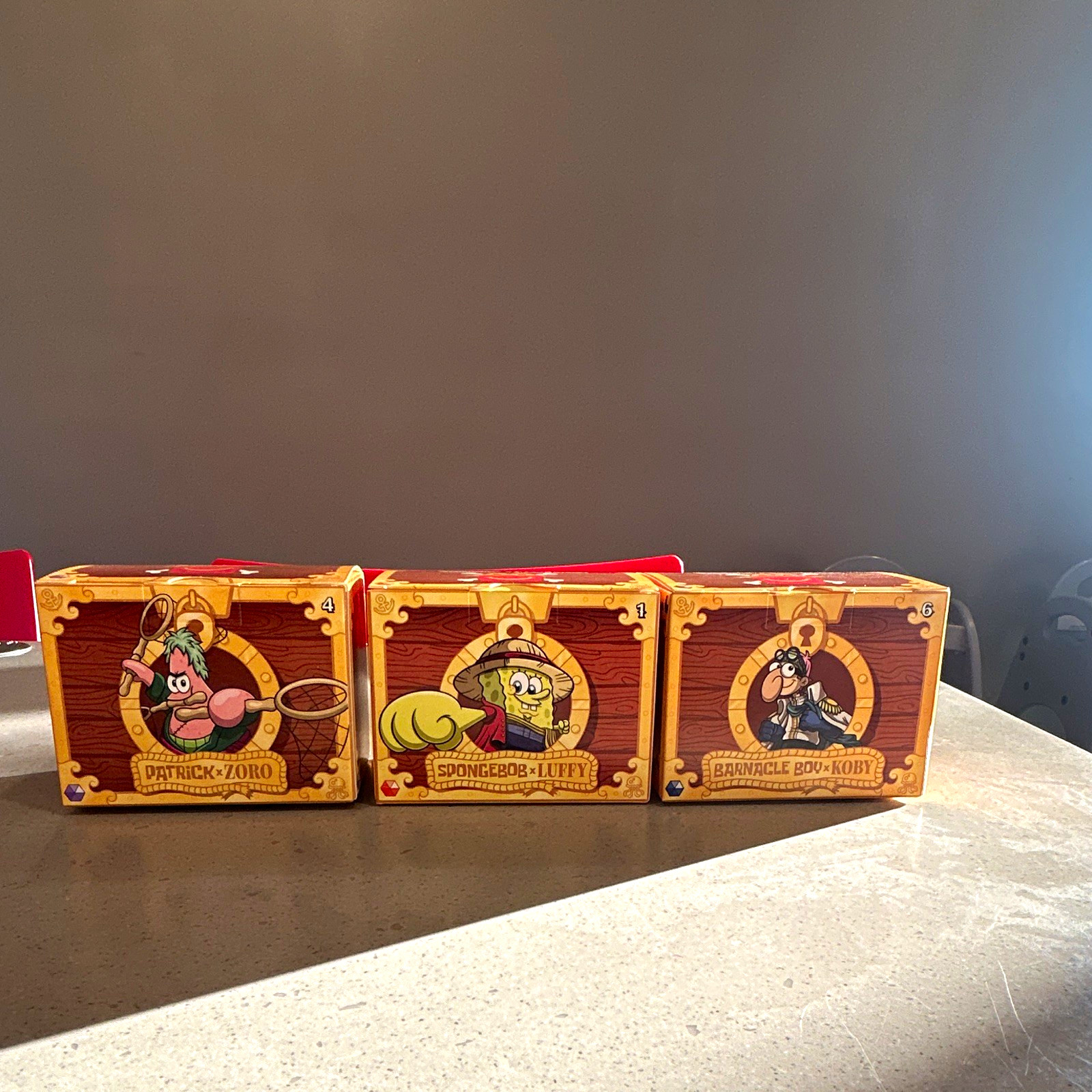McDonald’s SpongeBob x One Piece Happy Meal Figures Lot of 3 #1 #4 #6