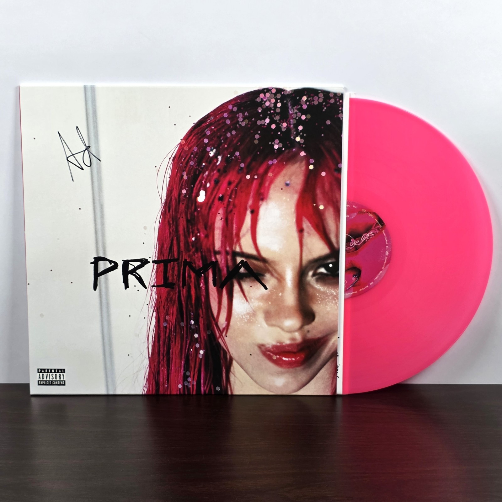 ADÉLA Prima Limited Edition SIGNED Cover Adela Debut HOT PINK Vinyl LP