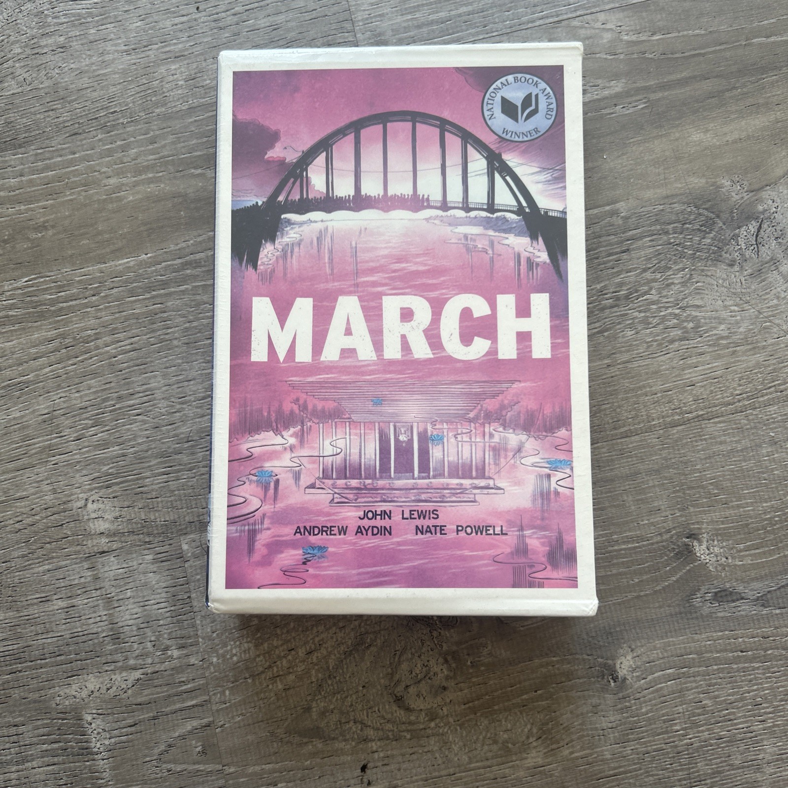 SEALED March Trilogy Slipcase Set John Lewis Graphic Novel Collection Purple