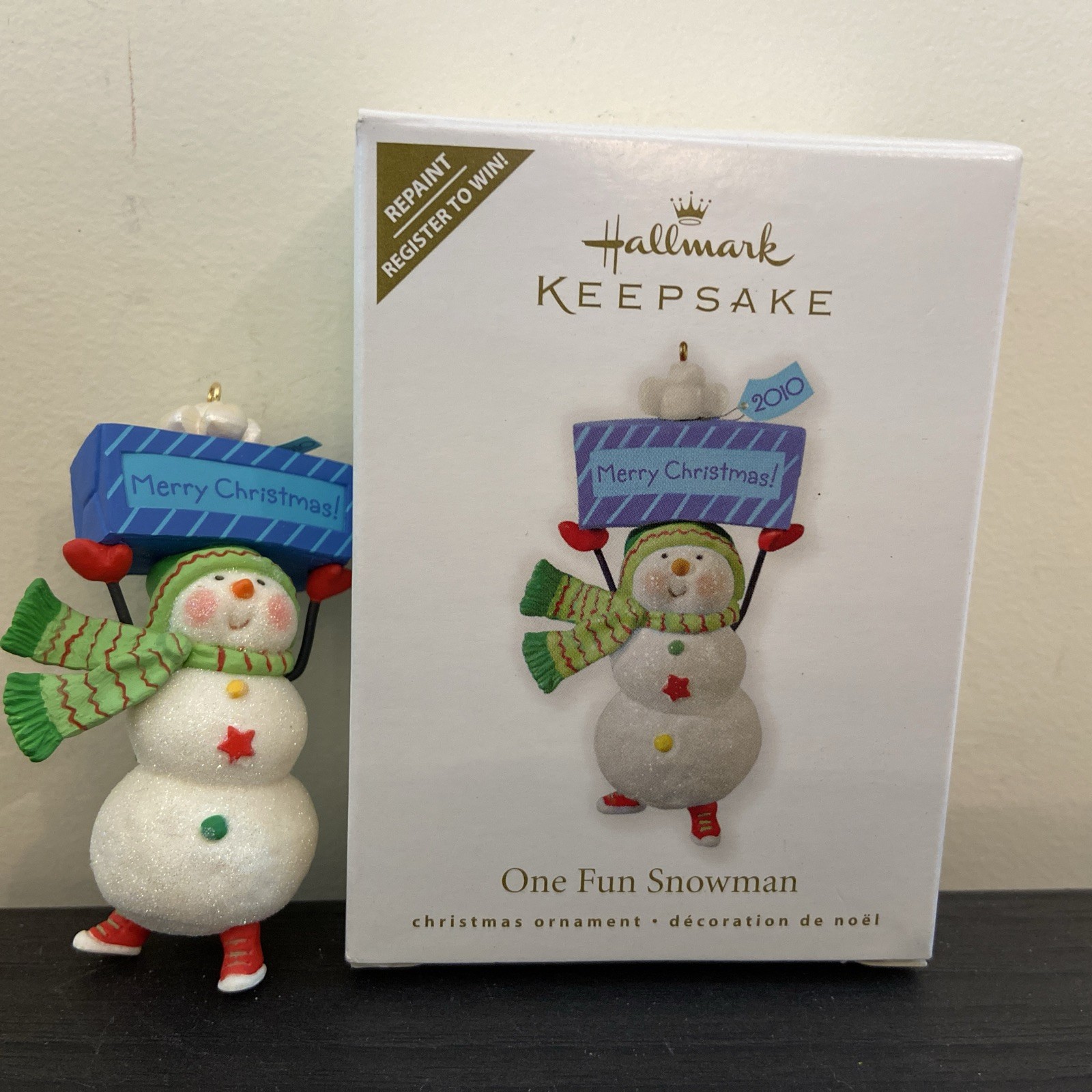 Hallmark Keepsake Ornament 2010 One Fun Snowman Repaint ]