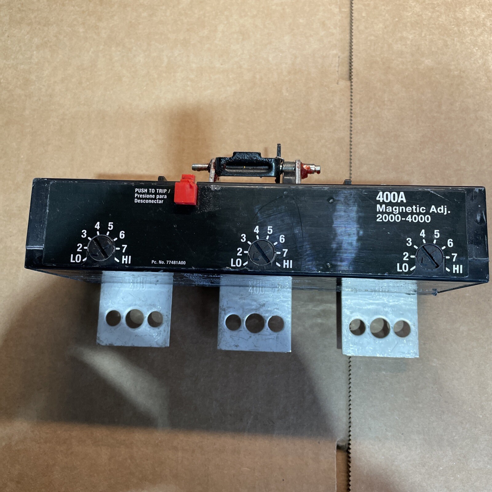 JD63T400 Siemens Trip unit new 3 Pole 400 Amp
