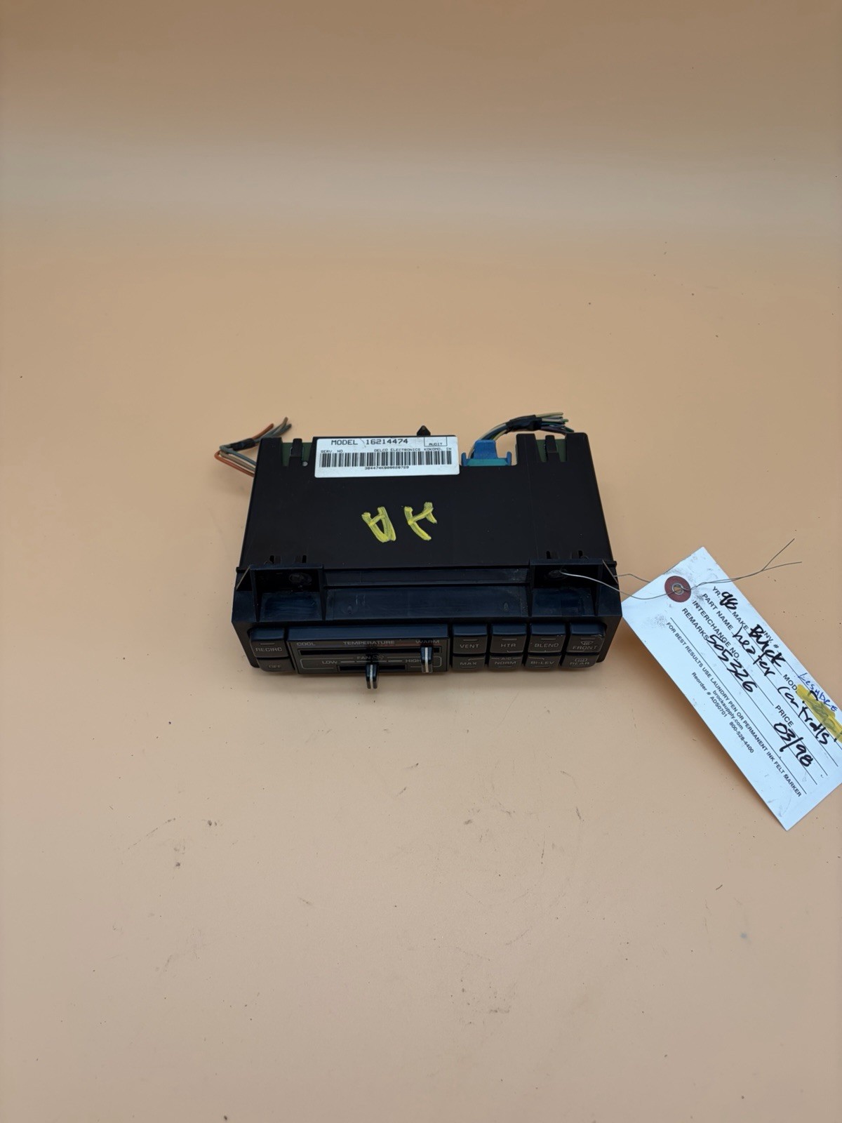 1995-1999 Buick LeSabre Climate Control AC Heat Temperature Unit 16214474 OEM