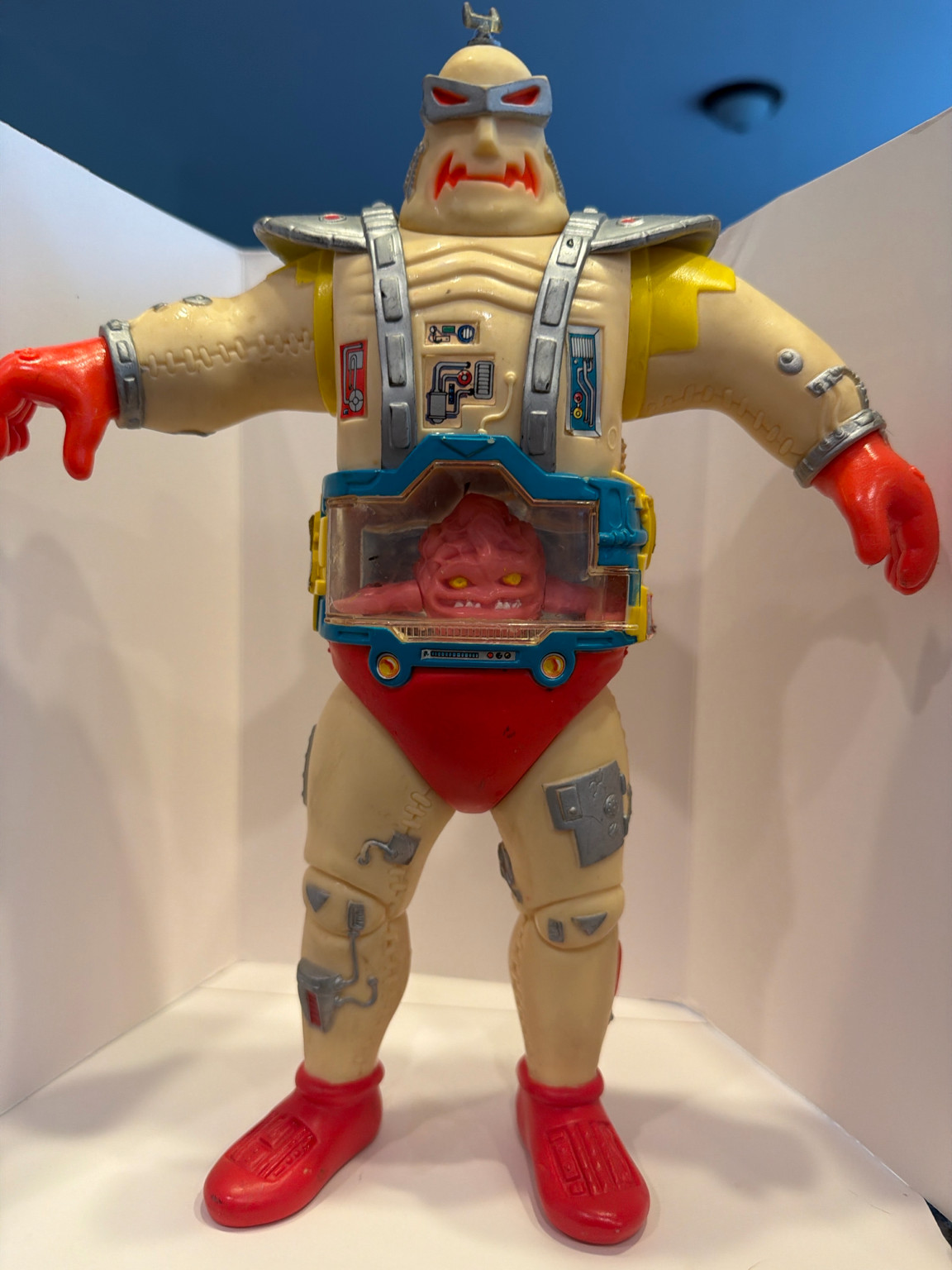 191991 TMNT Krang Android Body w/ Krang 11” Vintage Playmates Figure 191991 TMNT Krang Android Body w/ Krang 11” Vintage Playmates Figure