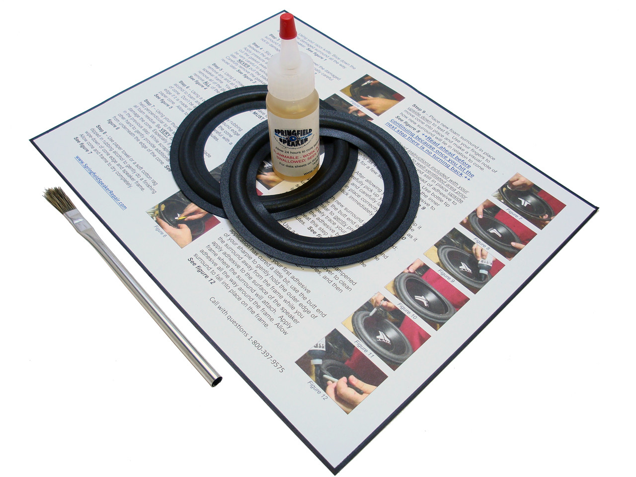 Realistic Speaker Foam Repair Kit - 40-5011, 40-5037, Mach Two mid - 2A48-07