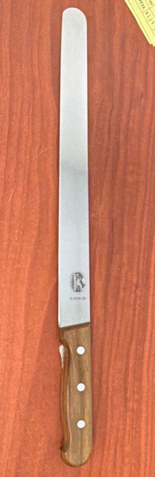 Victorinox Carving & Slicing Knife Straight Edge Wood Handle 12\