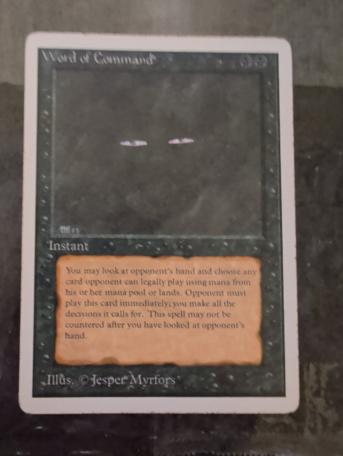 MTG Word of Command unlimited 1993 Vintage Magic the Gathering Reserved List LP MTG Word of Command unlimited 1993 Vintage Magic the Gathering Reserved List LP