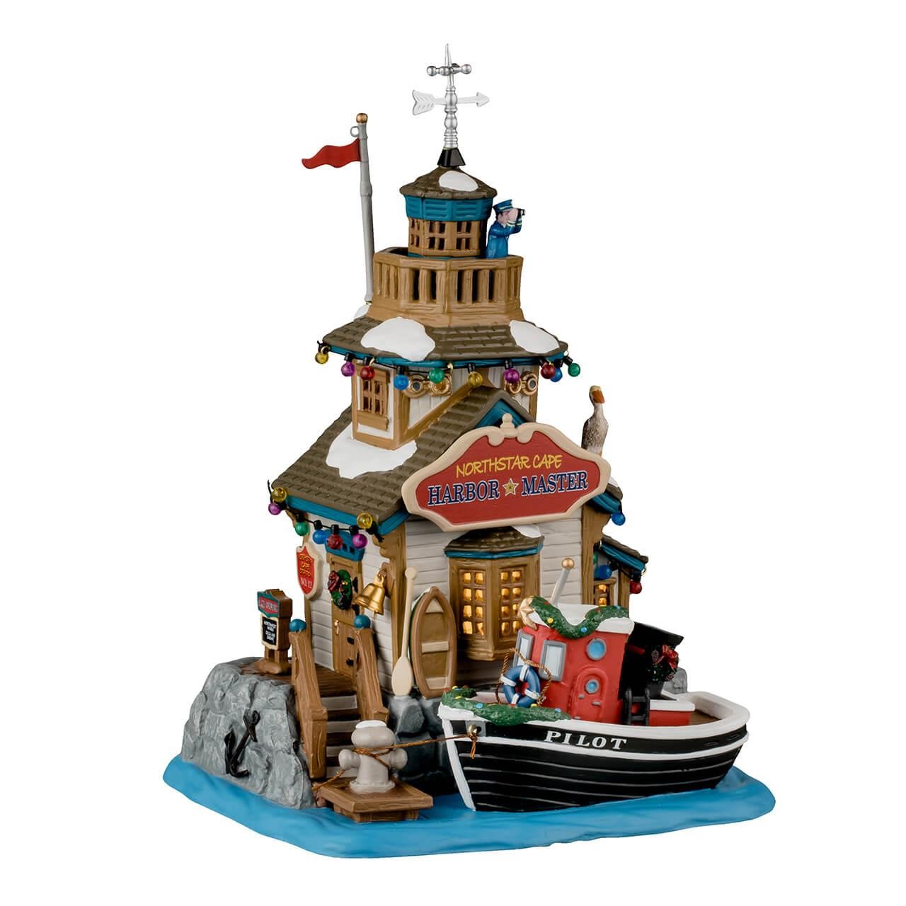 Lemax Plymouth Corners Village Northstar Cape Harbor Master House 45236