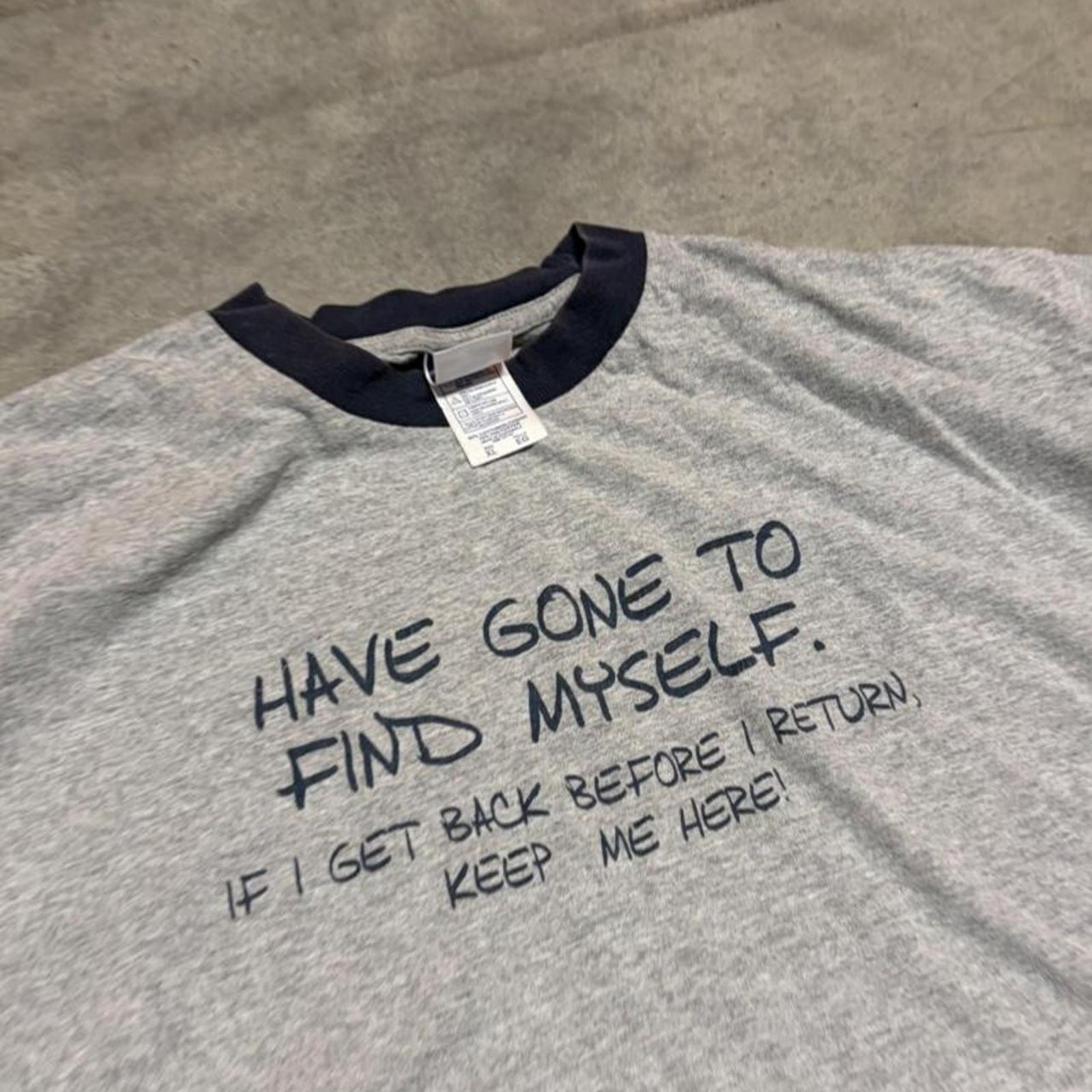 Grey vintage finding myself 2000s
