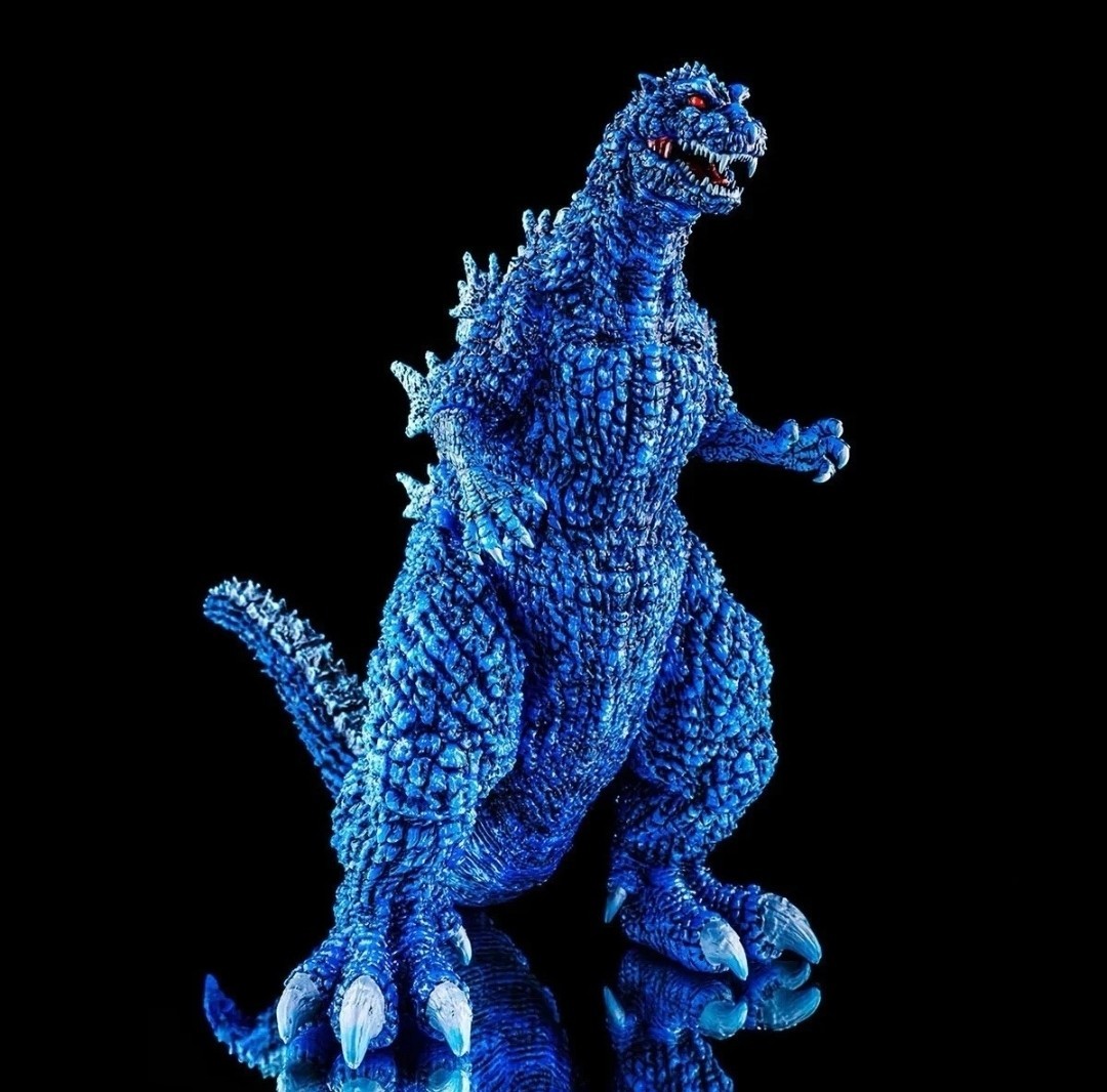 Mondo Godzilla by Tanaka Studio Blue Heat Ray Glow in the Dark Exclusive 