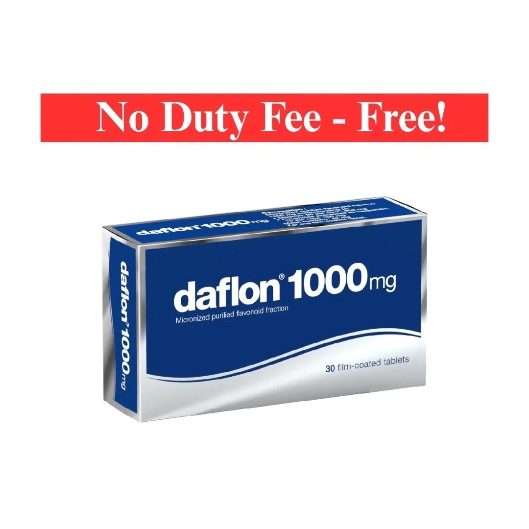 Daflon Tablet 1000 Mg (20 tablets)-pack of 3 Daflon Tablet 1000 Mg (20 tablets)-pack of 3