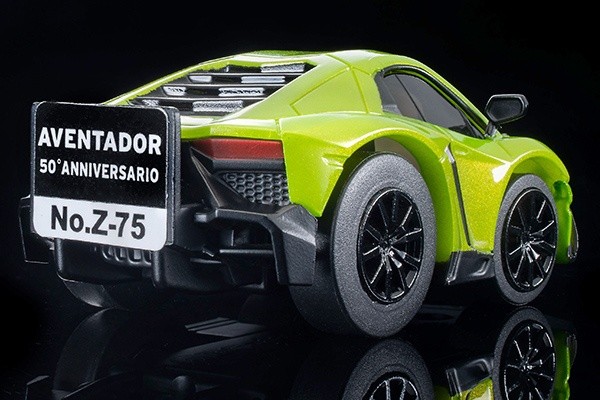 TomyTec Choro Q zero Z75b Lamborghini Aventador 50? Anniversario YG (Diecast)