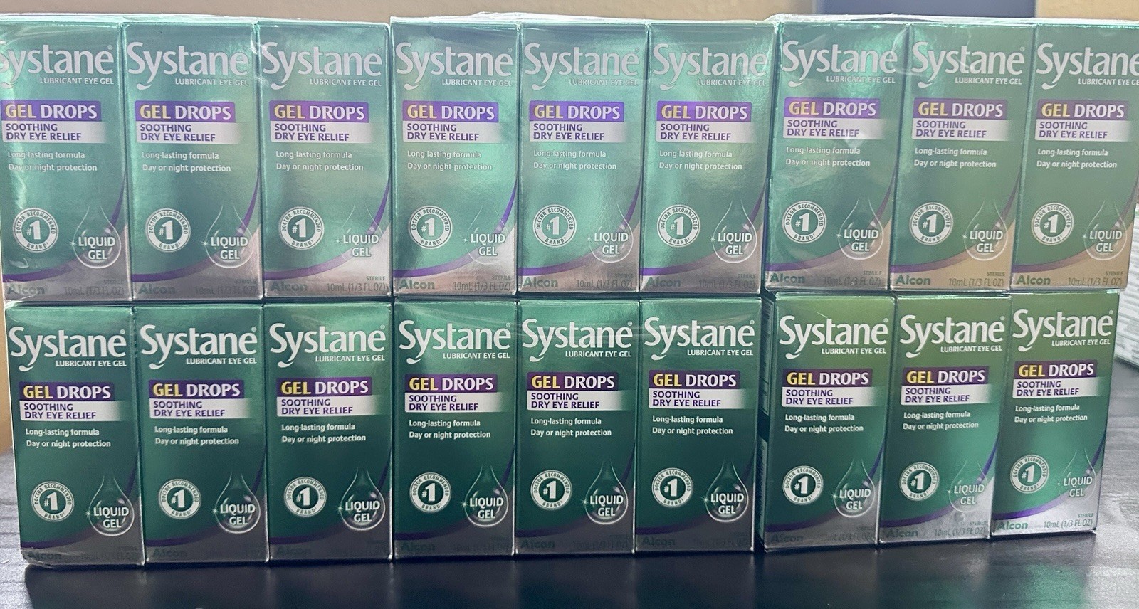 + 5 Box Systane GEL DROPS EXP 10/2027 long last 10mL Day Night 