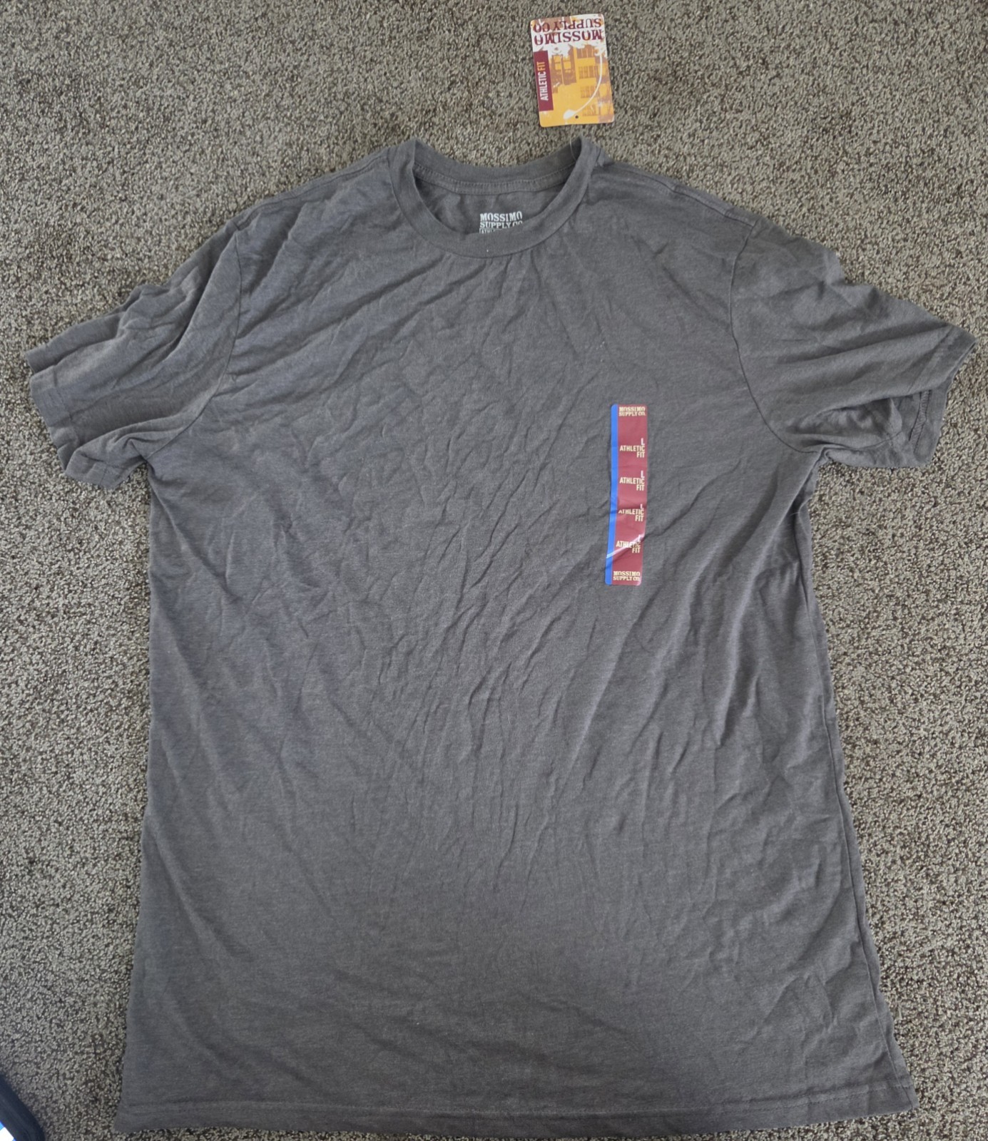 NWT Mossimo Supply Co. Men\'s Shirt Size L GREY Vintage 2007