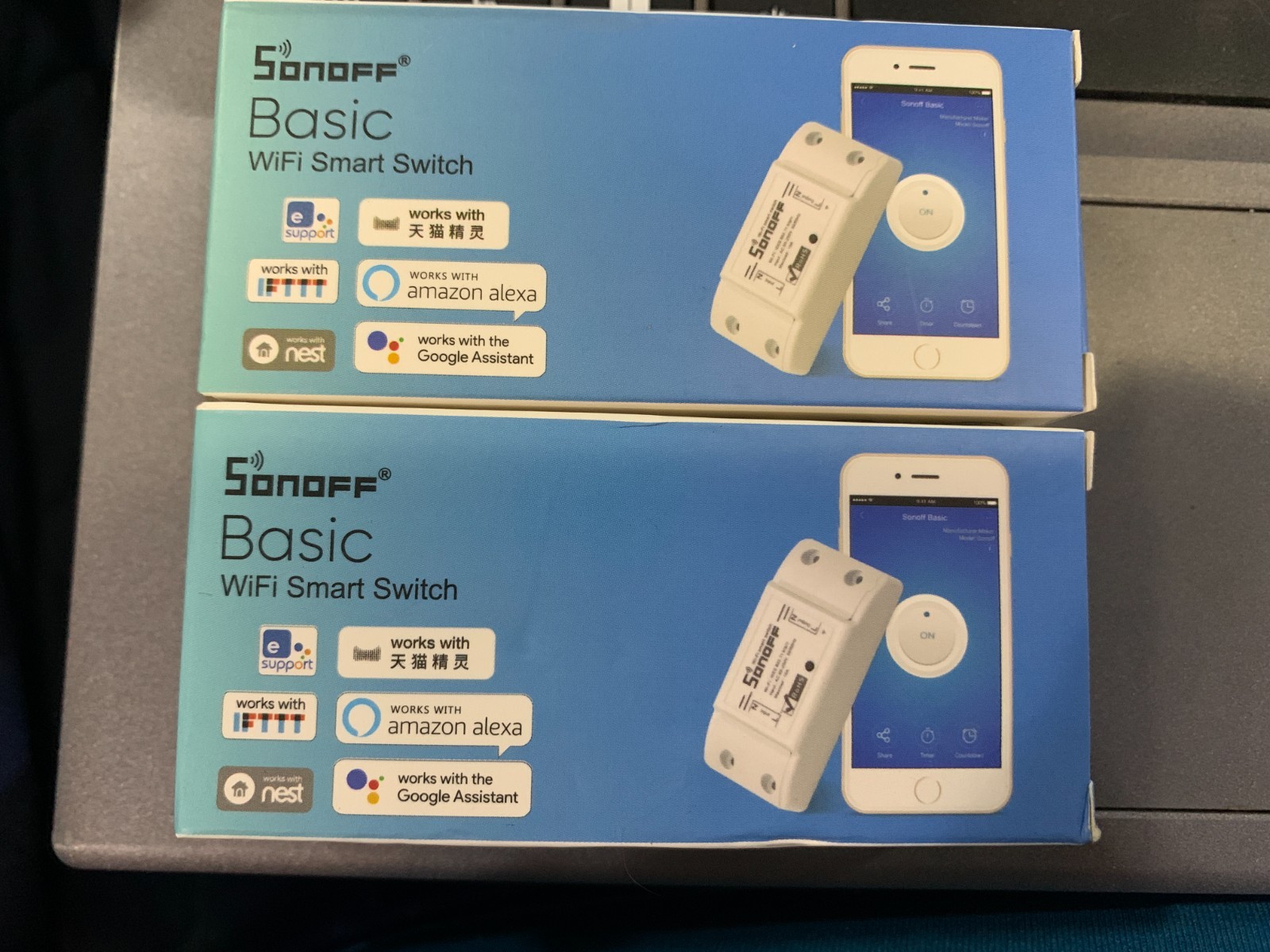 Sonoff Basic WIFI SMART SWITCH Lot x2packs works w/ Alexa/Google/Nest/IFTTT