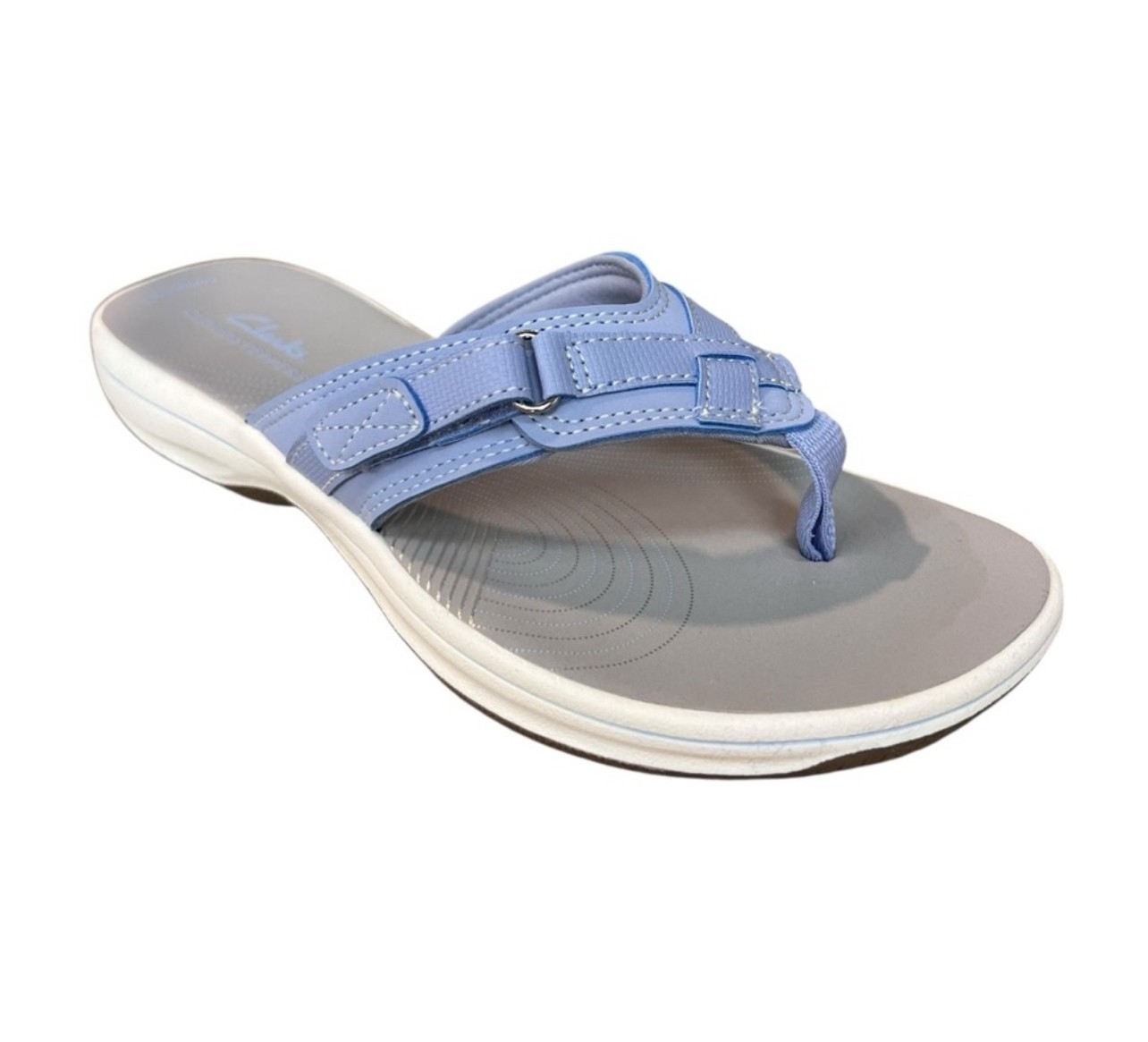 Clarks Cloudsteppers Womens Breeze Sea Flip Flops US Size 8 LAVENDER New in Box