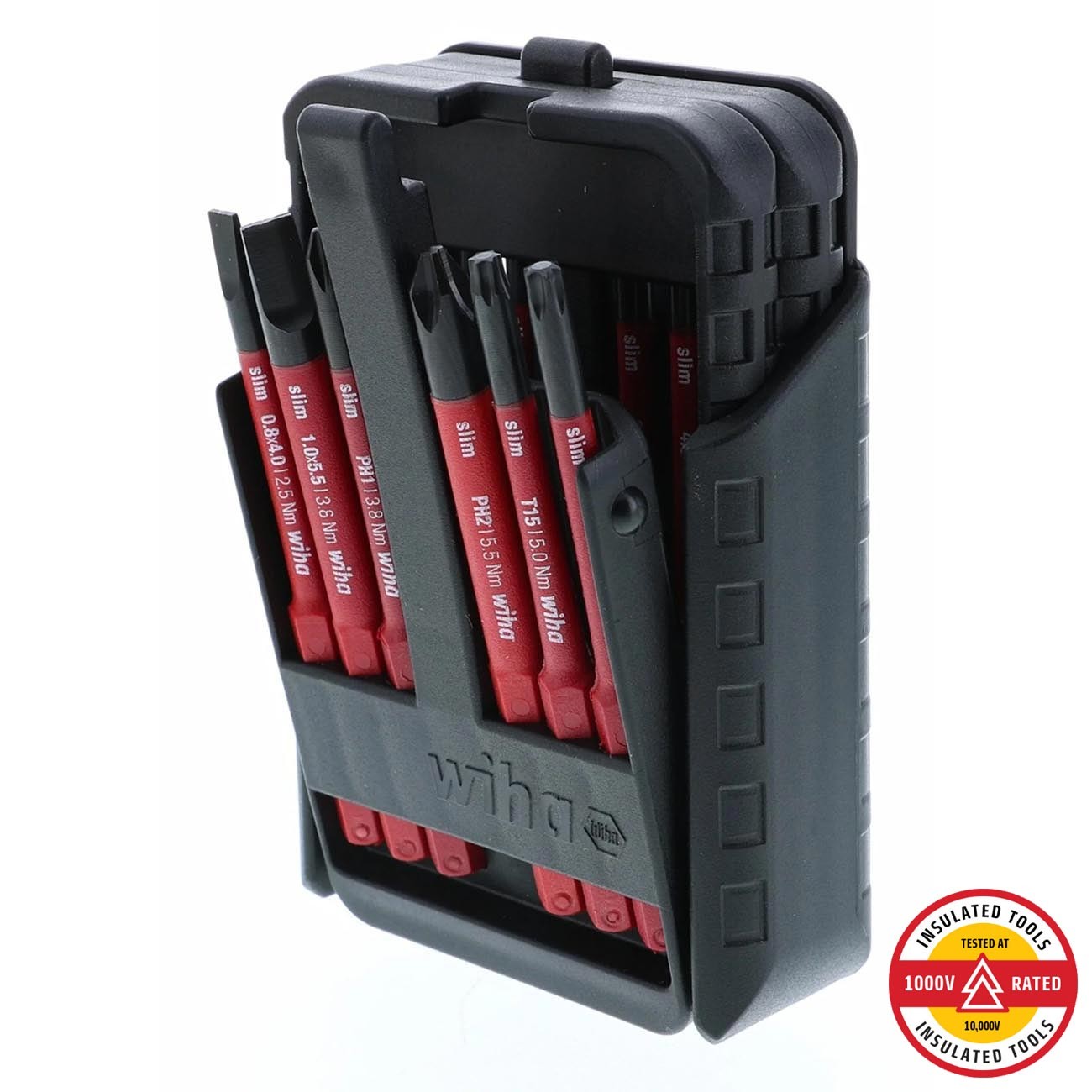 Wiha VDE Insulated SlimLine Blade Belt Set (12 Piece) Wiha VDE Insulated SlimLine Blade Belt Set (12 Piece)