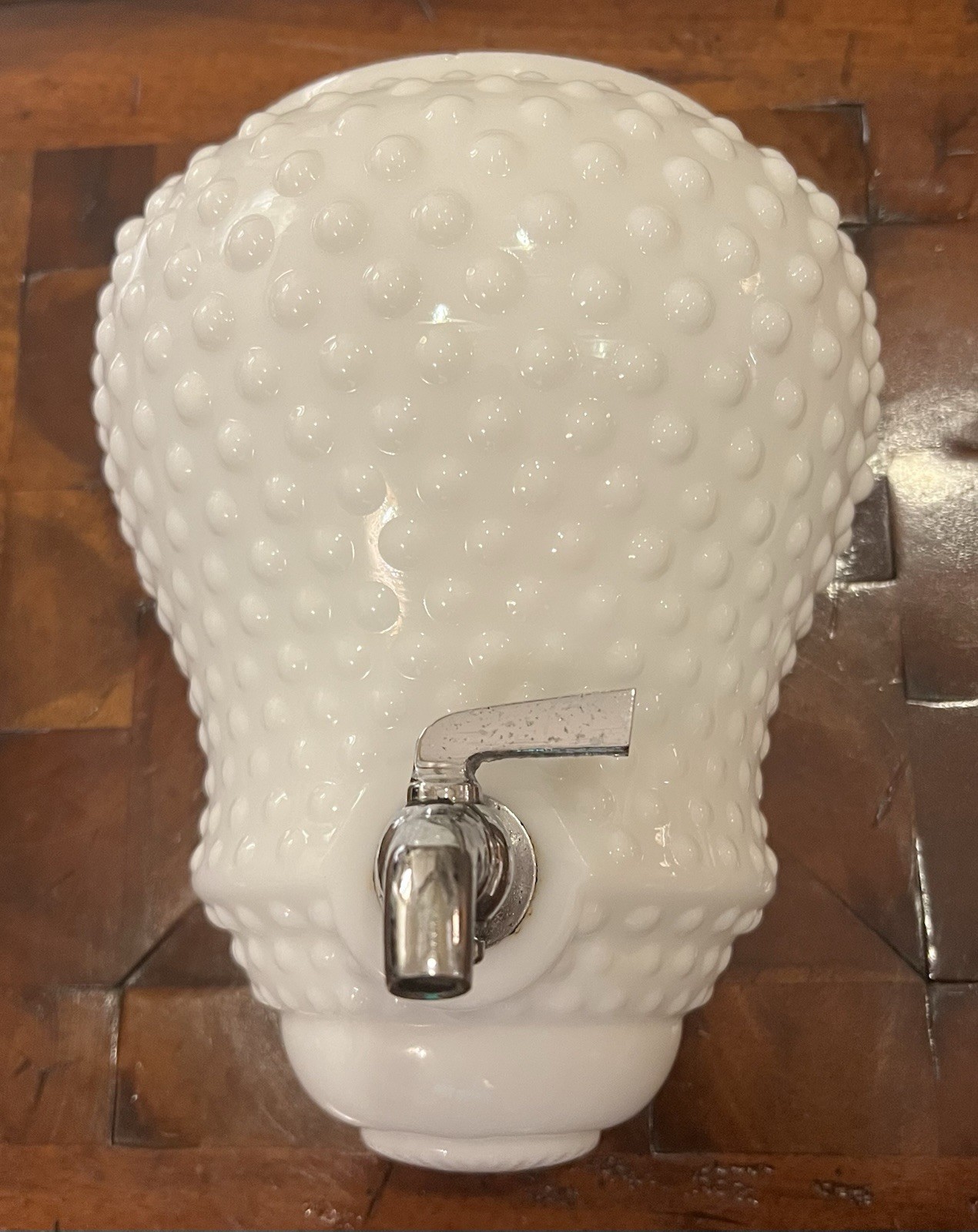 VTG Fenton Hobnail Milk Glass Lavabo Wall Replacement Reservoir (Tank Only) VTG Fenton Hobnail Milk Glass Lavabo Wall Replacement Reservoir (Tank Only)