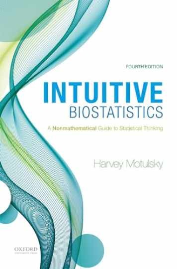 Intuitive Biostatistics: A - Paperback, by Motulsky Harvey - Very Good