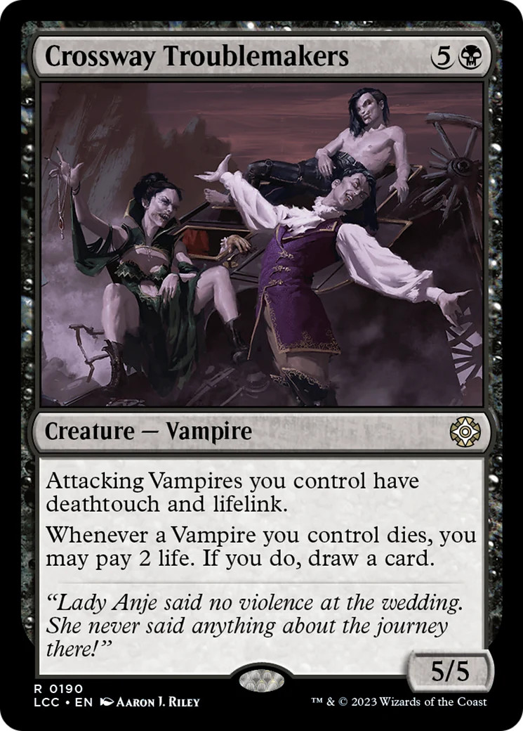 Crossway Troublemakers [The Lost Caverns of Ixalan Commander] Near Mint