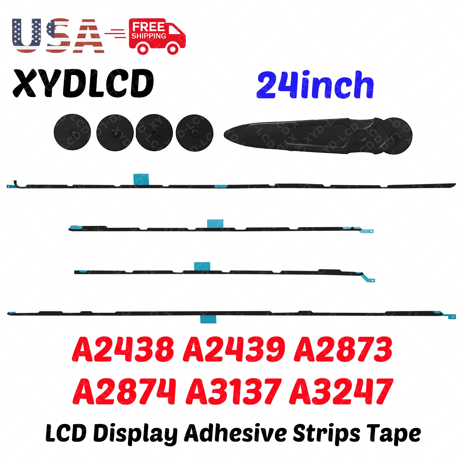 New LCD Display Adhesive With Opening Tool Kit for iMac 24\