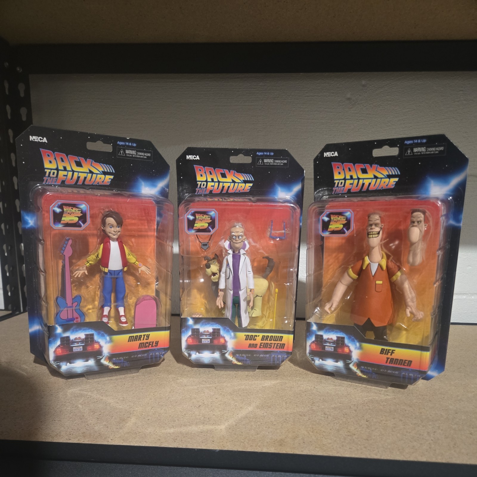 Neca The Animated Series - Toony Classics Back To The Future Biff Marty Doc Set Neca The Animated Series - Toony Classics Back To The Future Biff Marty Doc Set