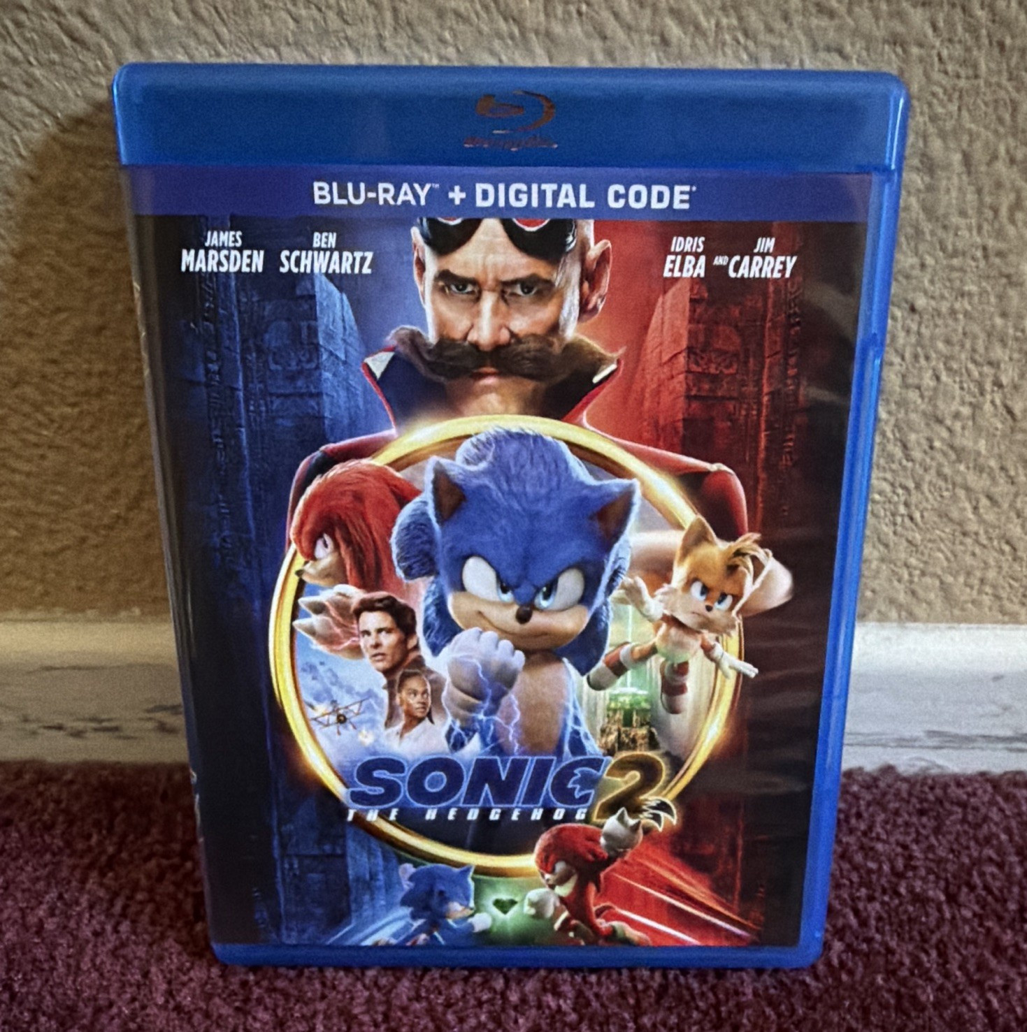Paramount Sonic the Hedgehog 2 Blu-ray Digital Copy PG 2022 Jim Carrey Paramount Sonic the Hedgehog 2 Blu-ray Digital Copy PG 2022 Jim Carrey