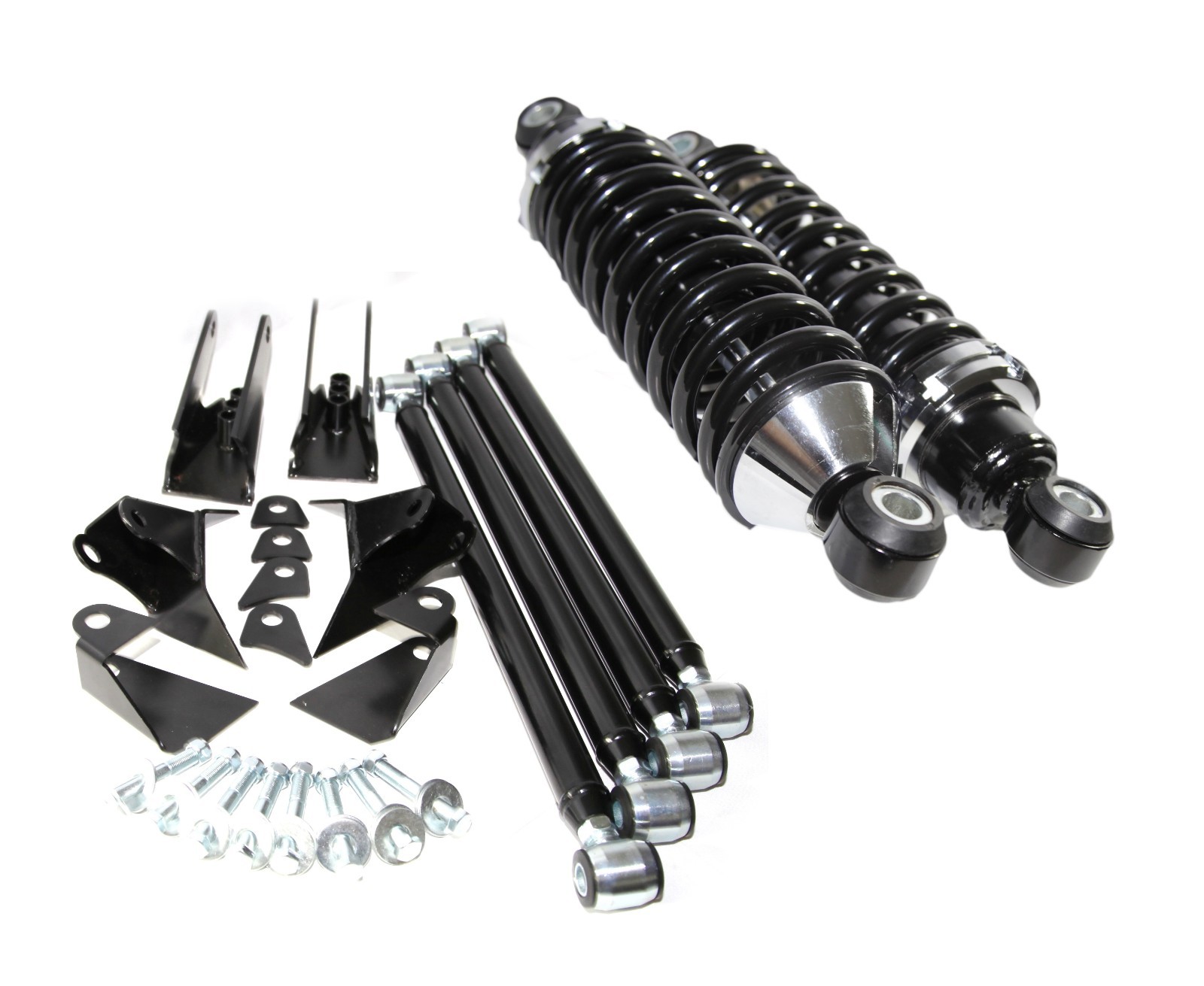 Triangulated 4-Link Rear Suspension w/180 pound Coilover fit 1928-40 Ford Chevy