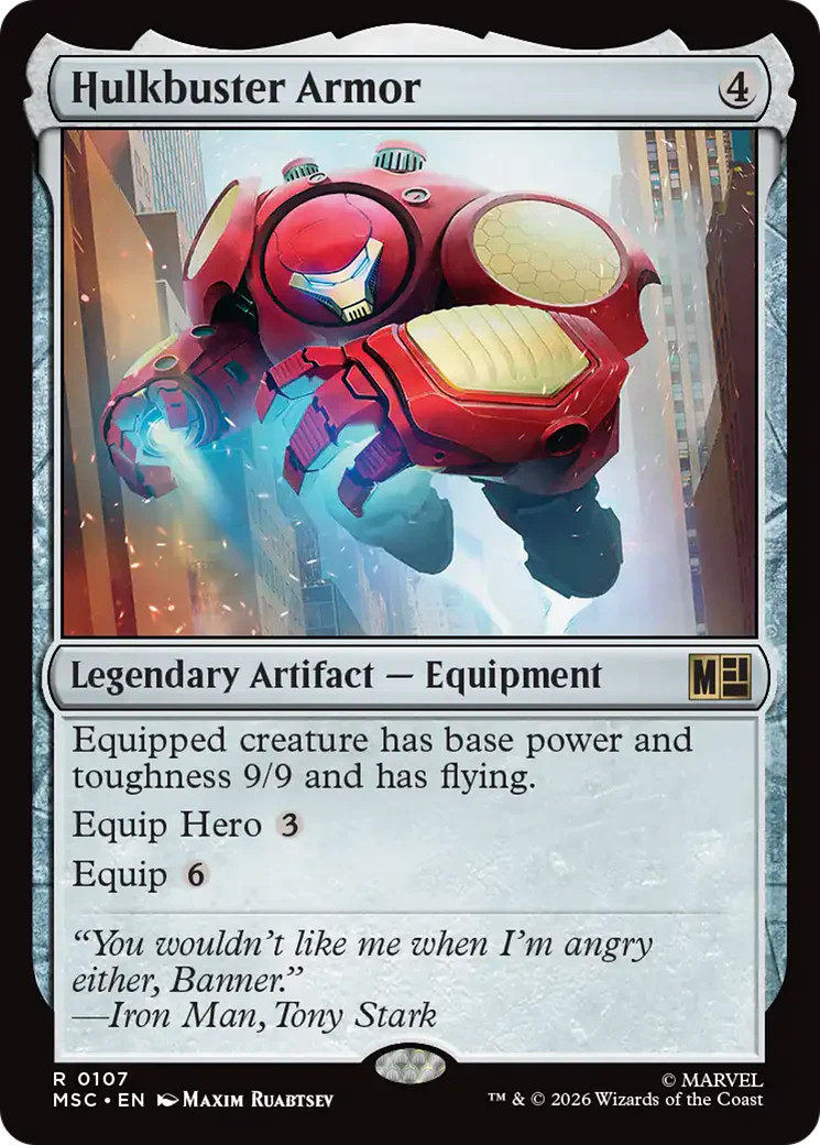 MTG Hulkbuster Armor [Marvel Super Heroes Commander] Near Mint Magic