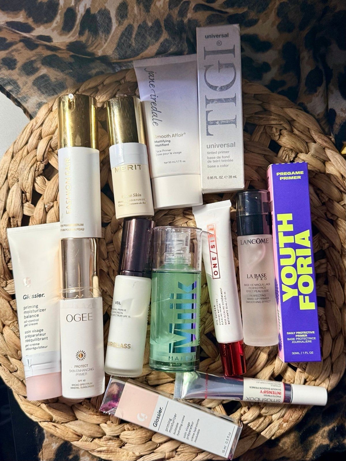 High End Primer Bundle (Milk Makeup, Glossier, Merit, Ogee, Lancôme, & Hourglass