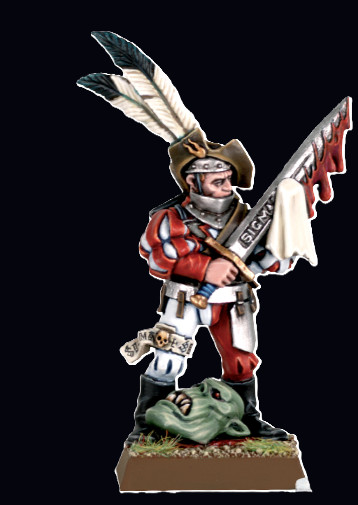 Warhammer TOW Empire of Man Commander w/2H Sword NEW NO BOX