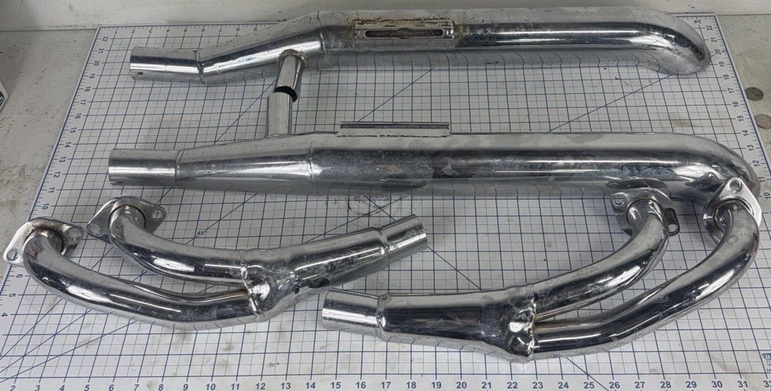 1975-1977 Gl1000 Jardine Exhaust NOS Out Of Box Headers Mufflers gold Wing