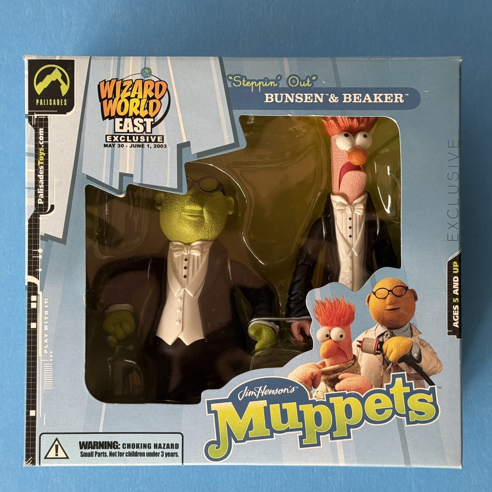 Palisades Toys Muppets “STEPPIN’ OUT” BUNSEN & BEAKER Figure WW EXCLUSIVE New Palisades Toys Muppets “STEPPIN’ OUT” BUNSEN & BEAKER Figure WW EXCLUSIVE New