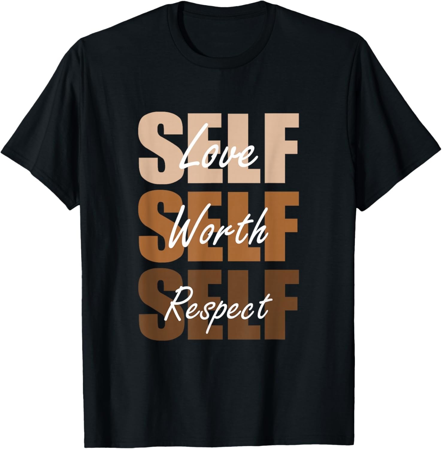 Melanin Brown Self Brown Color Graphic T-Shirt unisex Tee Melanin Brown Self Brown Color Graphic T-Shirt unisex Tee