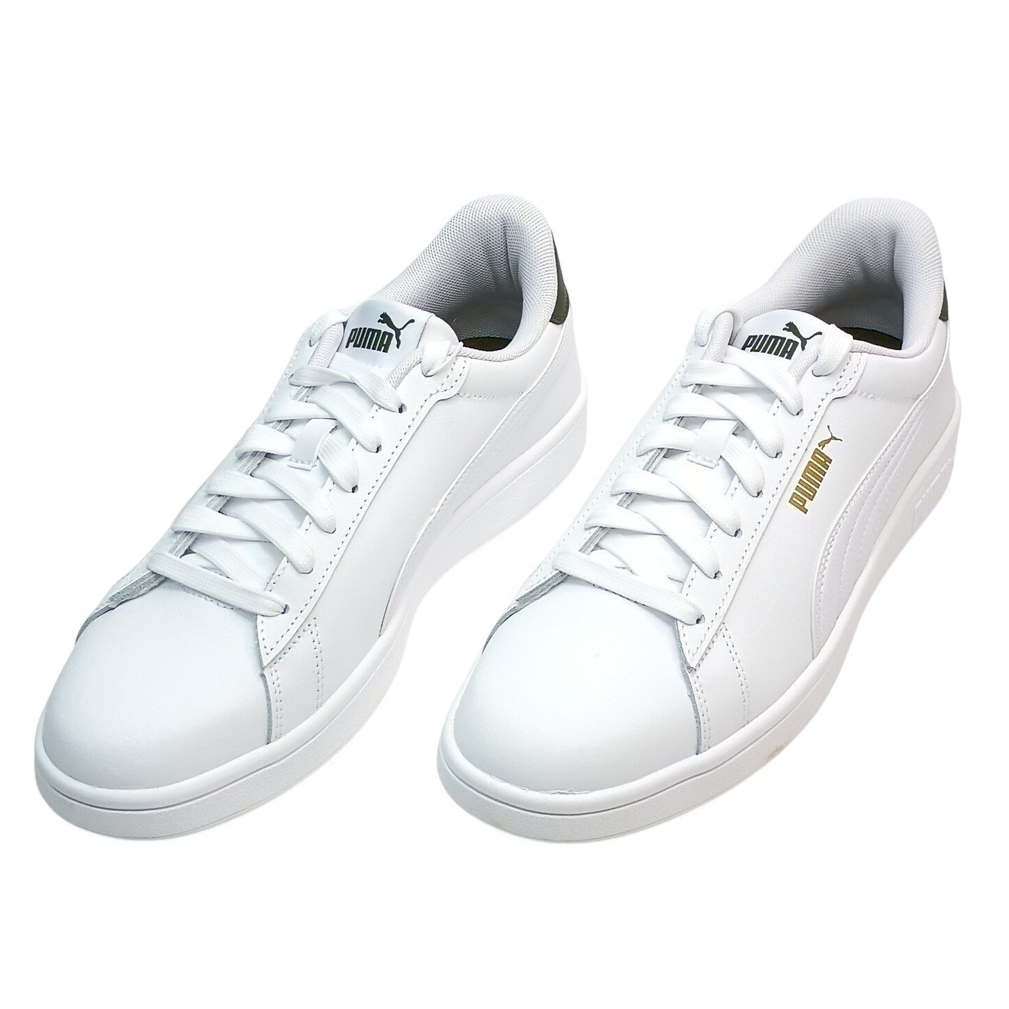 Puma Ace Court Shoe Men Size 11 White Synthetic Leather Sneakers 406570 01