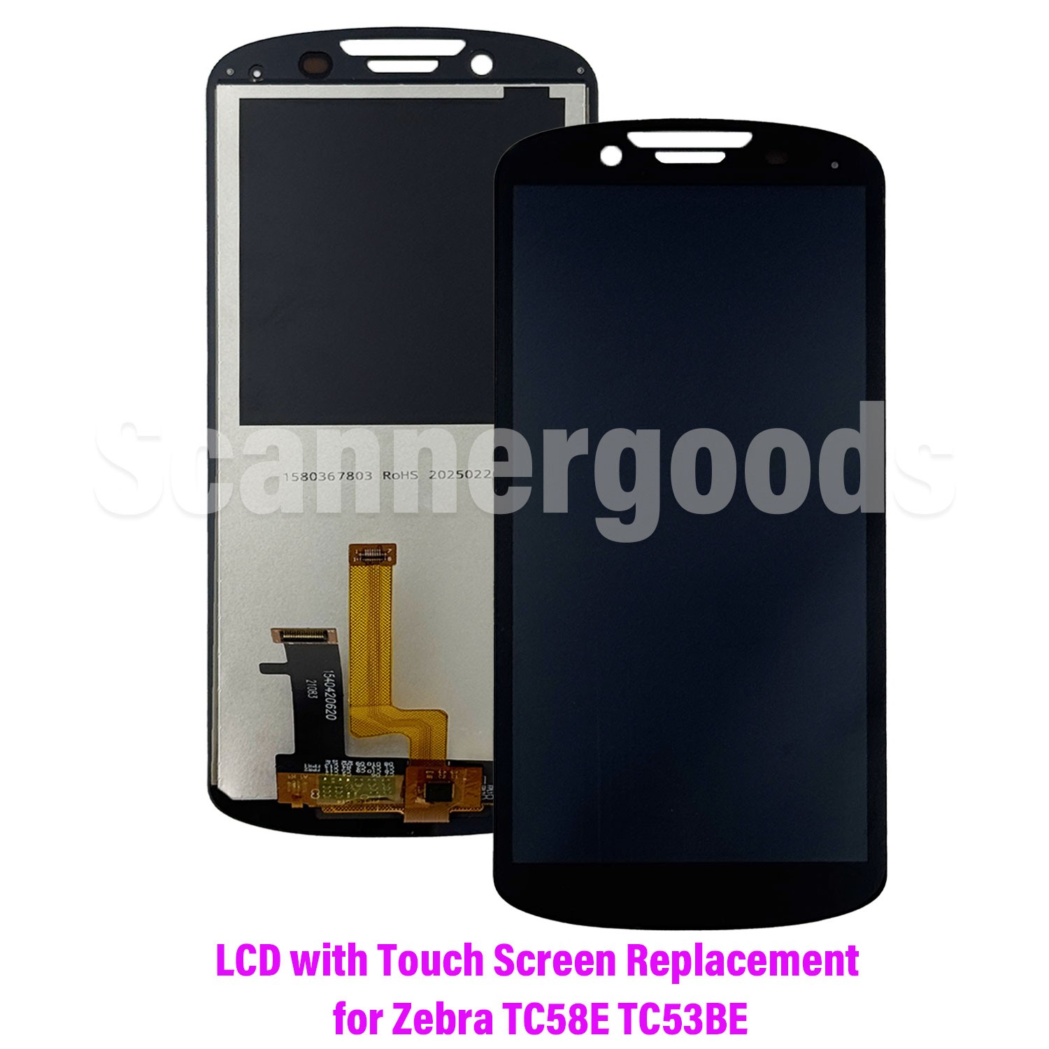 LCD Digitizer with Touch Screen Replacement for ZEBRA TC58E TC58AE TC58BE
