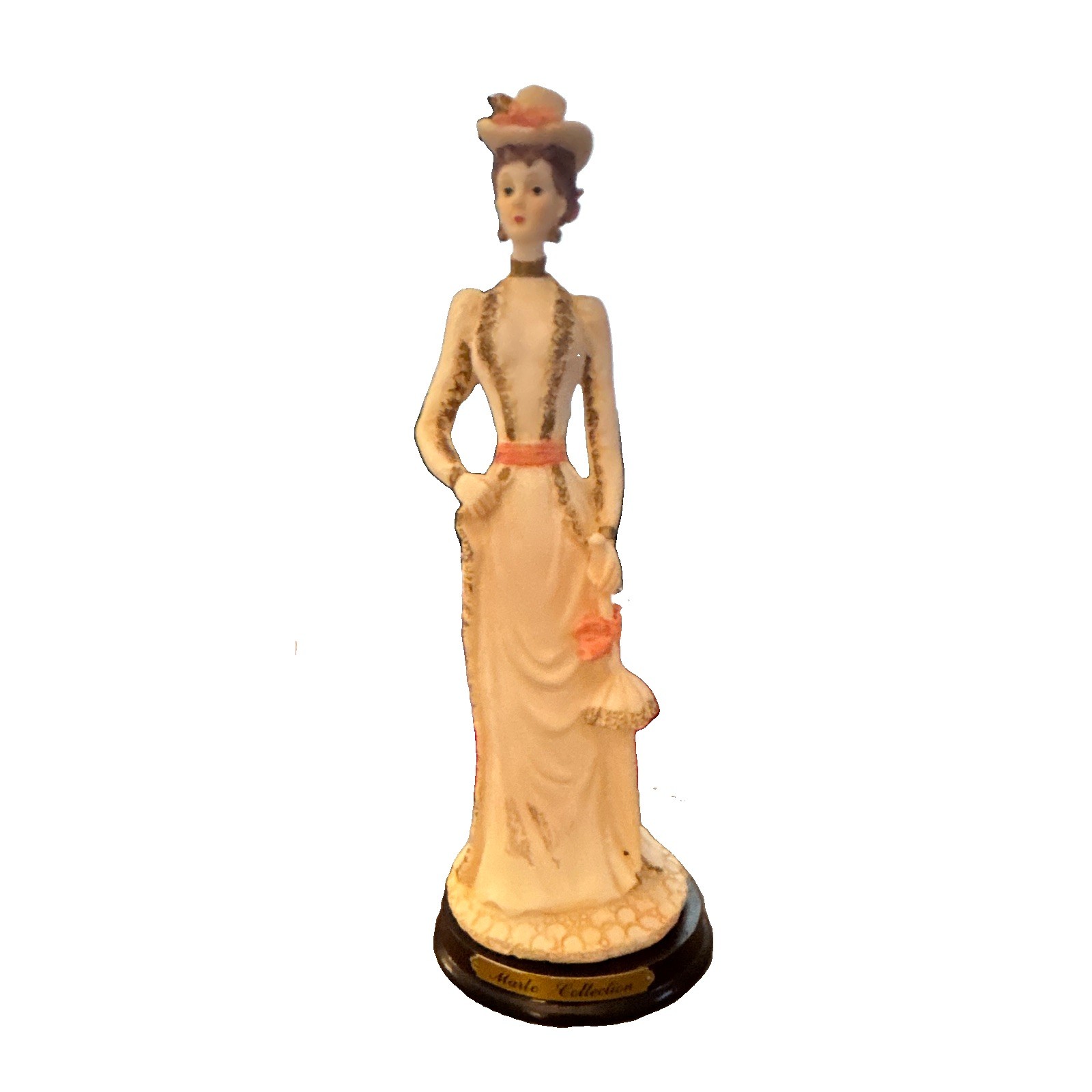 Vintage Artmark Marlo Collection Victorian Lady Figurine - Matte Resin 8.5\