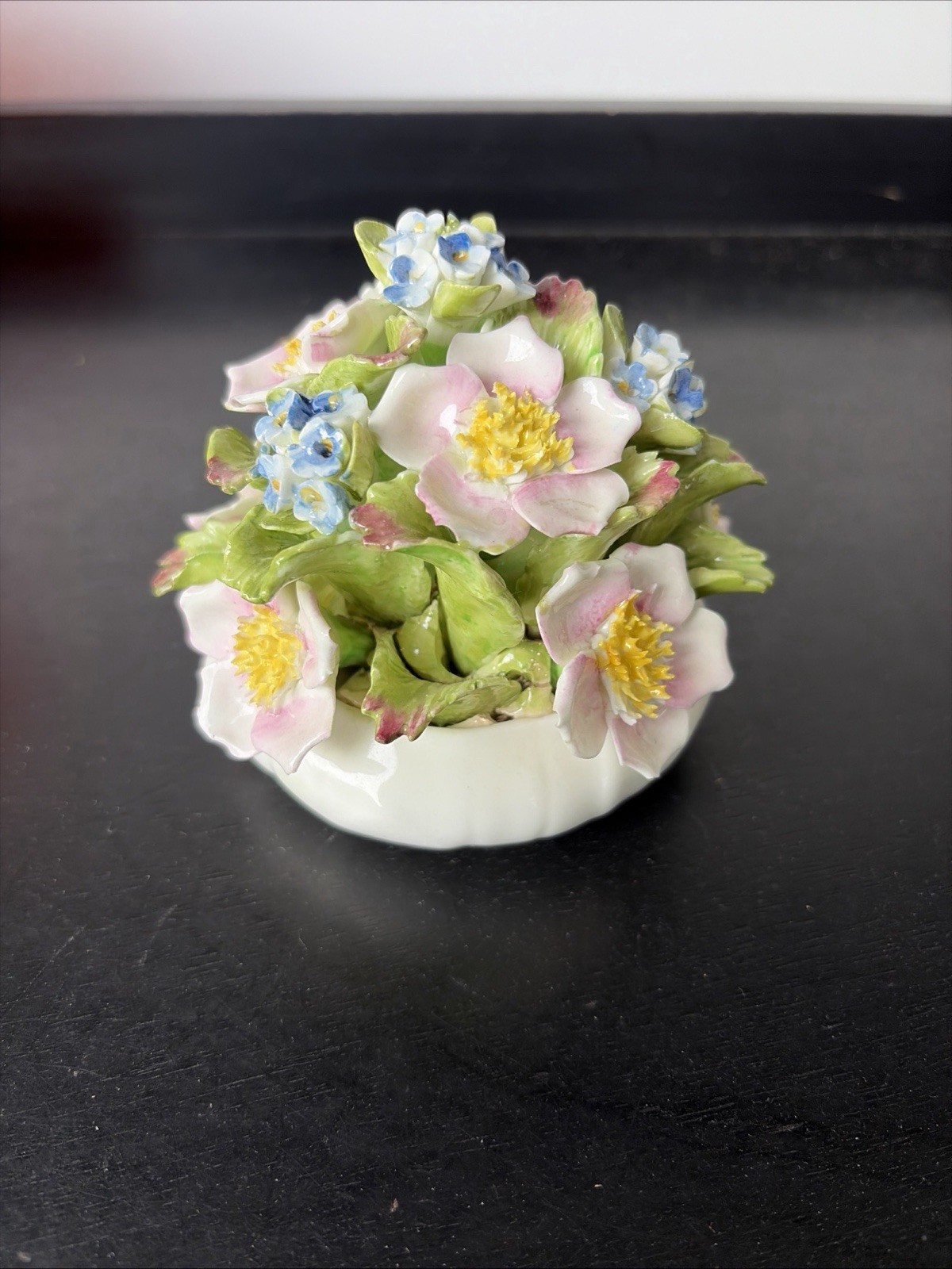 Vintage Aynsley Fine Bone China Flower Bouquet Hand Painted England Vintage Aynsley Fine Bone China Flower Bouquet Hand Painted England