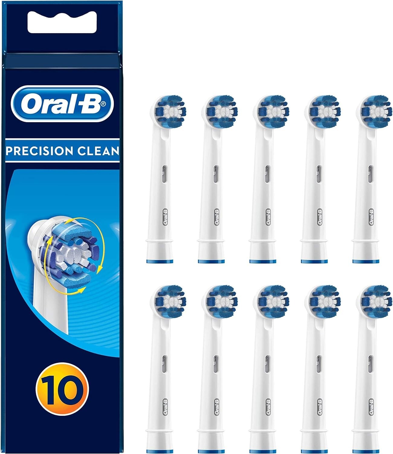 Oral B Precision Clean EB20 Replacement Brush Heads 10 Packs Oral B Precision Clean EB20 Replacement Brush Heads 10 Packs