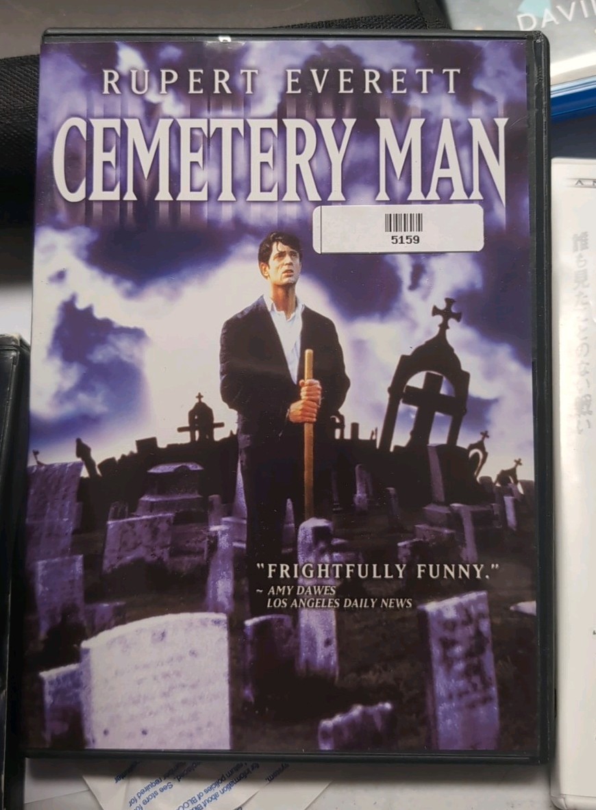 Cemetery Man DVD 2006 Anchor Bay Rupert Everett Horror Comedy RARE OOP w/Booklet