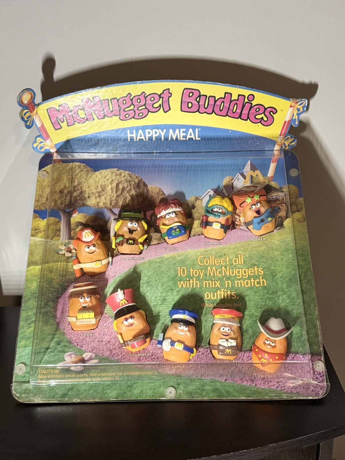 McDonald’s Original Vintage McNugget Buddies Store Display Set of 10 1988 Rare