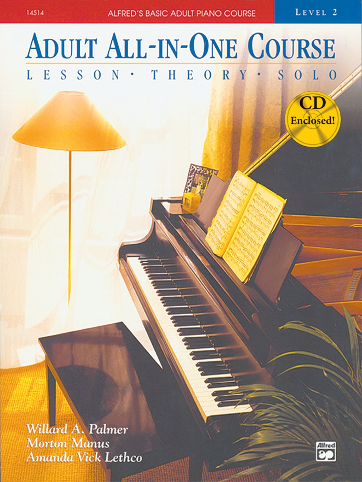 Alfred\'s Basic Adult Piano Course, All-In-One, Level 2 w/CD [STUDENT EDITION...